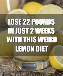 Lose 22 Pounds In 2 Weeks With This Weird Lemon Diet